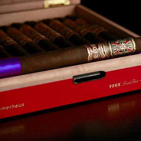 Arturo Fuente Aged Selection Ffox Heaven And Earth Purple Rain Red Box Closed Cigars
