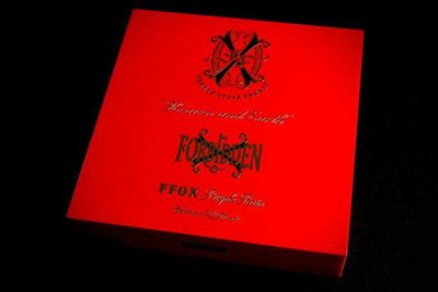 Arturo Fuente Aged Selection Ffox Heaven And Earth Purple Rain Red Box Closed