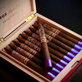 Arturo Fuente Aged Selection Ffox Heaven And Earth Purple Rain Red Box Open 2