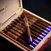 Arturo Fuente Aged Selection Ffox Heaven And Earth Purple Rain Red Box Open 2