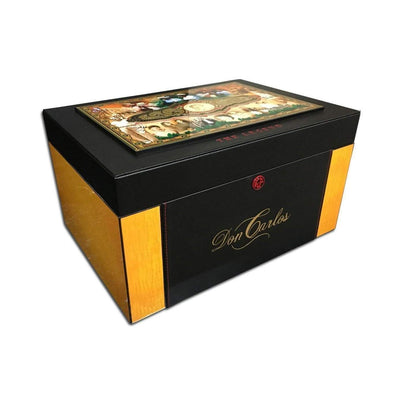 Arturo Fuente Don Carlos The Man And Legend Humidor Angle View