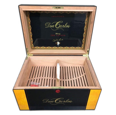 Arturo Fuente Don Carlos The Man And Legend Humidor Box Open