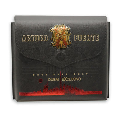 Arturo Fuente Dubai Exclusivo Box In Leather Case Front View