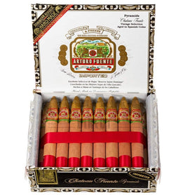 Arturo Fuente Gran Reserva Chateau Fuente Pyramid Box Open