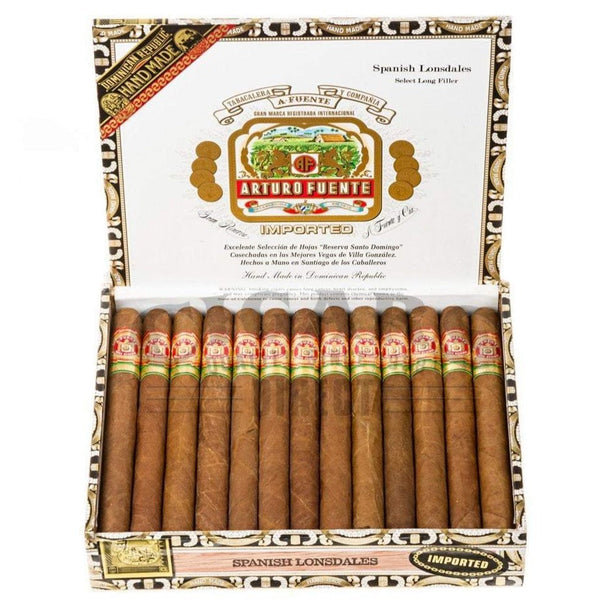 Arturo Fuente Gran Reserva Spanish Lonsdale Natural Box Open