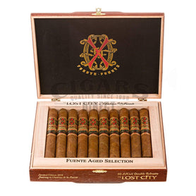 Arturo Fuente Lost City Double Robusto Box Open