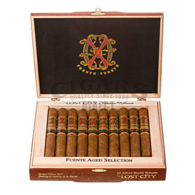 Arturo Fuente Lost City Double Robusto Box Open