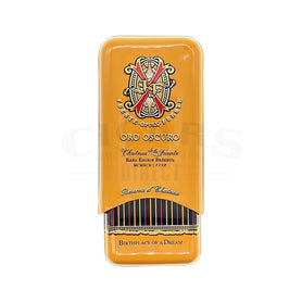 Arturo Fuente Opus X Rosado Oro Oscuro Reserva D Chateau Tin of 3 Closed