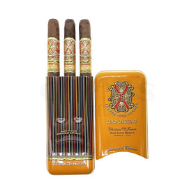 Arturo Fuente Opus X Rosado Oro Oscuro Reserva D Chateau Tin of 3 Open 