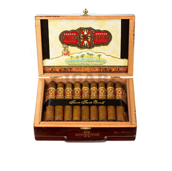 Arturo Fuente Opus X Super Belicoso Box Open