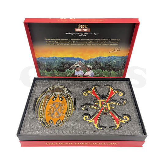 Arturo Fuente OpusX Crystal Two Piece Ashtray - Red