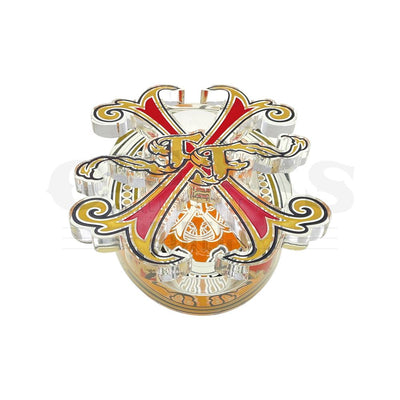 Arturo Fuente OpusX Crystal Two Piece Ashtray - Red Front View