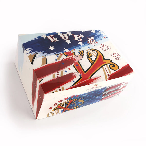 The OpusX Society 1776 Humidor Top View