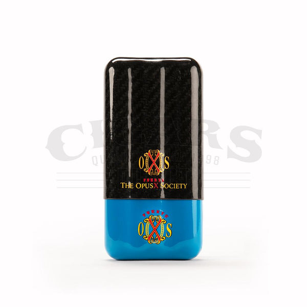 Arturo Fuente The Opusx Society Carbon Fiber Cigar Case Blue Black