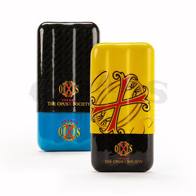 Arturo Fuente The Opusx Society Carbon Fiber Cigar Cases Both