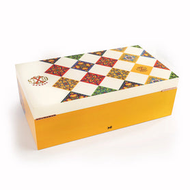 The OpusX Society Colonial Tiles Humidor Back Side