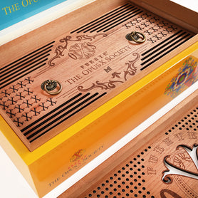 The OpusX Society Colonial Tiles Humidor Bottom Tray View