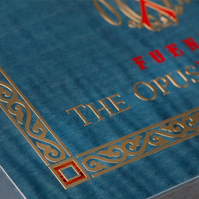 Arturo Fuente The Opusx Society El Azul Humidor Corner Detail