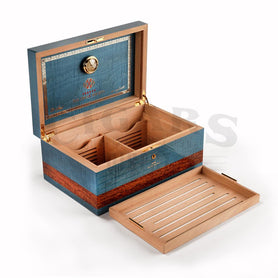 Arturo Fuente The Opusx Society El Azul Humidor Open Tray Out