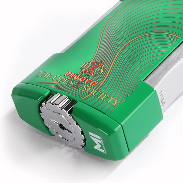 The OpusX Society Green Table Top Lighter Bottom