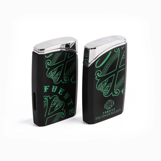 The OpusX Society J30 Green Lighter