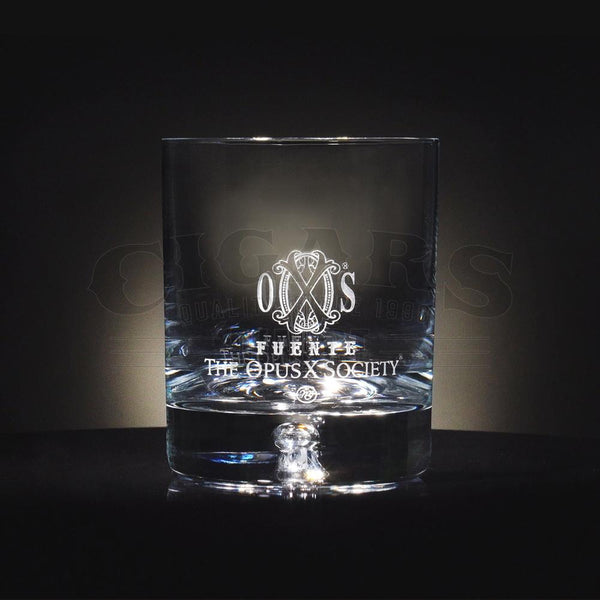 Arturo Fuente The OpusX Society Ravenscroft Crystal Rocks Glass