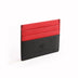 The OpusX Society Red and Black Credit Card Holder Back