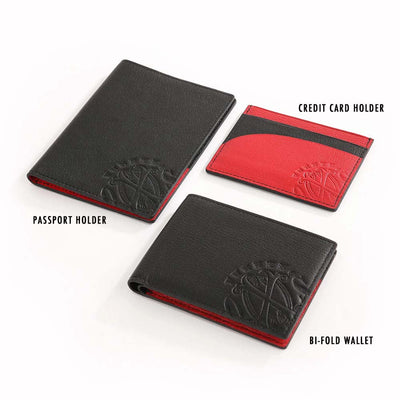 The OpusX Society Red and Black Passport Holder and other Options Closed