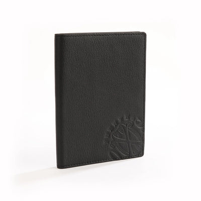 The OpusX Society Red and Black Passport Holder Front