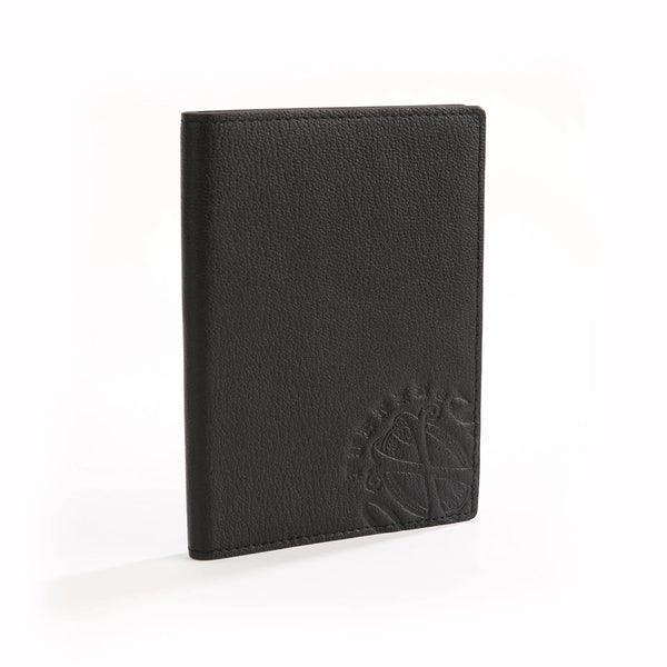 The OpusX Society Red and Black Passport Holder Front