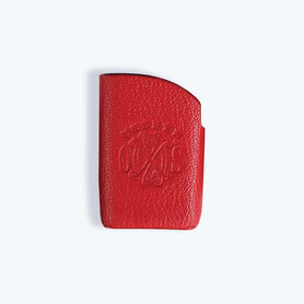 The OpusX Society J30 Red J30 Lighter Leather Pouch