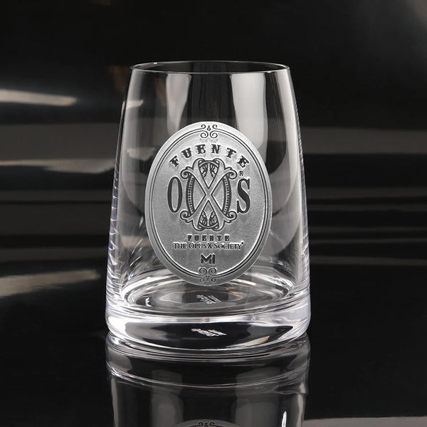 The OpusX Society Whiskey Rocks Glass