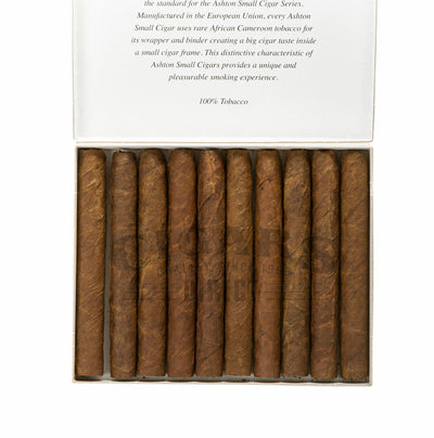 Ashton Small Cigars Senoritas Pack of 10 Open