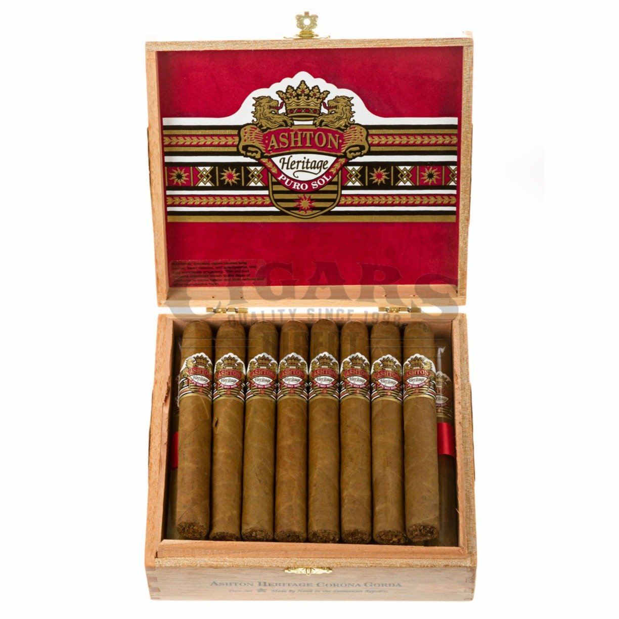 Buy Ashton Heritage Puro Sol Corona Gorda Cigars Online & Save Big