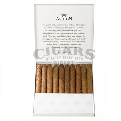 Ashton Small Cigars Cigarillos - White Box 10 Count