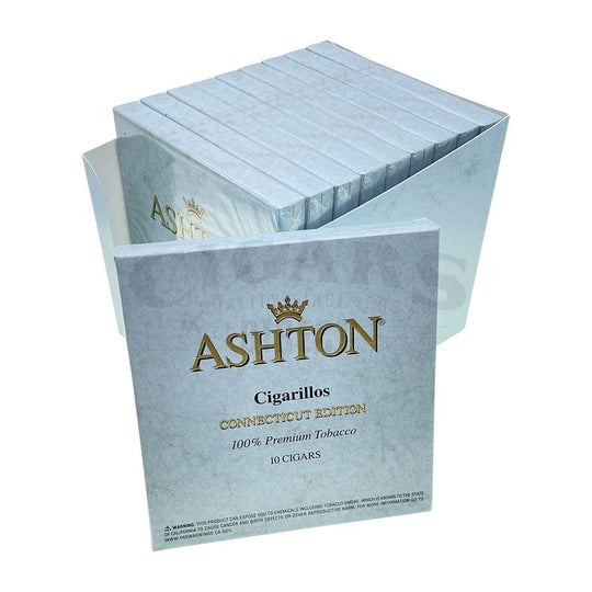Ashton Small Cigars Cigarillos Connecticut - Blue Box