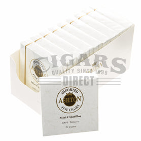 Ashton Small Cigars Mini Cigarillos - White Box 200 Count