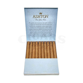 Ashton Small Cigars Mini Cigarillos Connecticut - Blue Box Pack of 20