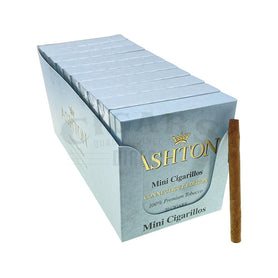 Ashton Small Cigars Mini Cigarillos Connecticut - Blue Box