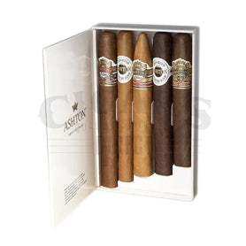 Ashton Variety 5 Cigar Sampler Box Open