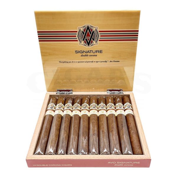 AVO Signature 30 Years Double Corona Open Box