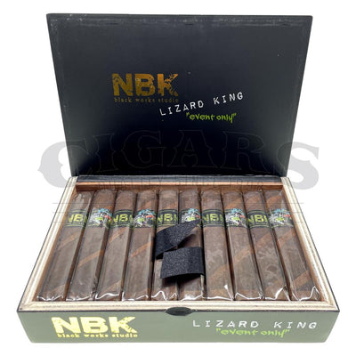 Black Works Studio NBK Lizard King Limited Edition Robusto Box Press Open Box