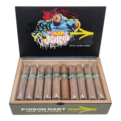 Black Works Studio Poison Dart Short Robusto Open Box