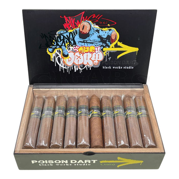 Black Works Studio Poison Dart Short Robusto Open Box