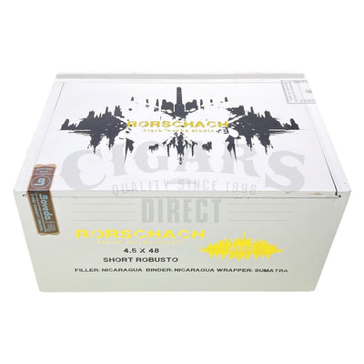 Black Works Studio Rorschach Sumatra Short Robusto Closed Box