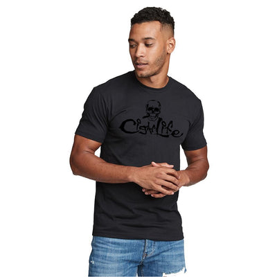 Blackout Cigarlife Mens Crew Neck T-Shirt with Model