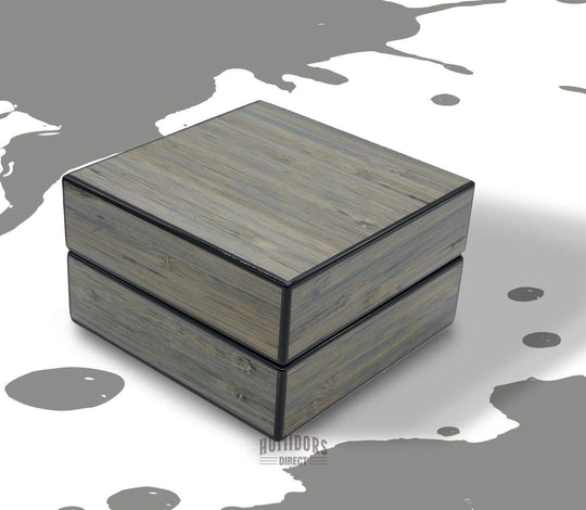 Blue Bamboo Ashtray Set