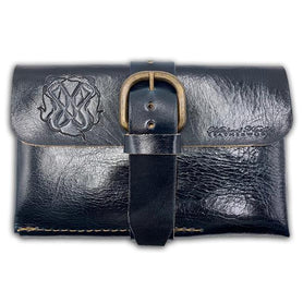 Cigar Pxrn Leather Pouch Blue Closed