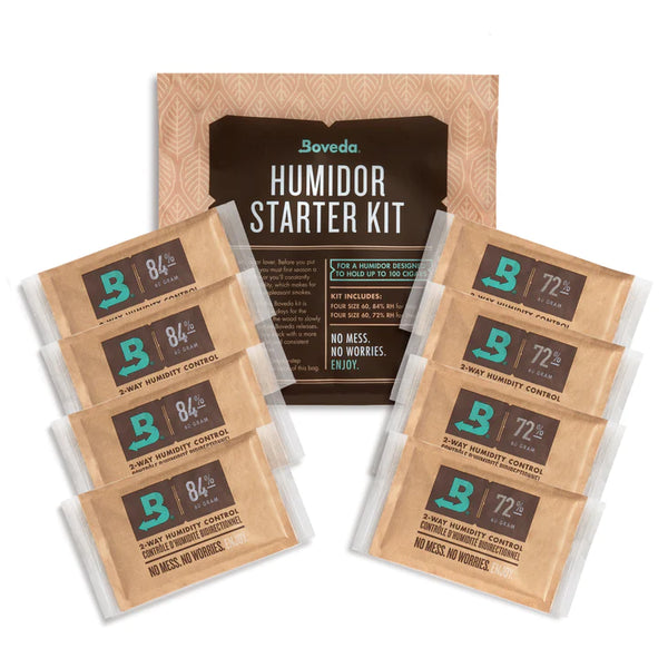 Boveda 100-Count Humidor Starter Kit Contents Front