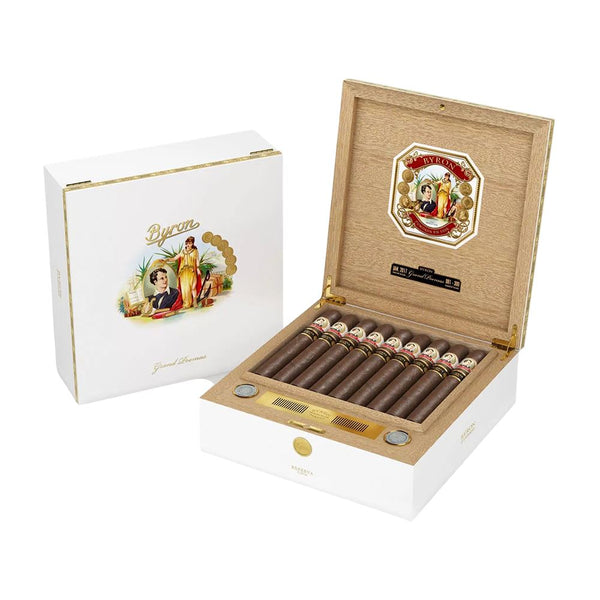 Byron 19th Century Grand Poemas L.E. Humidor plus 25 Toro Cigars